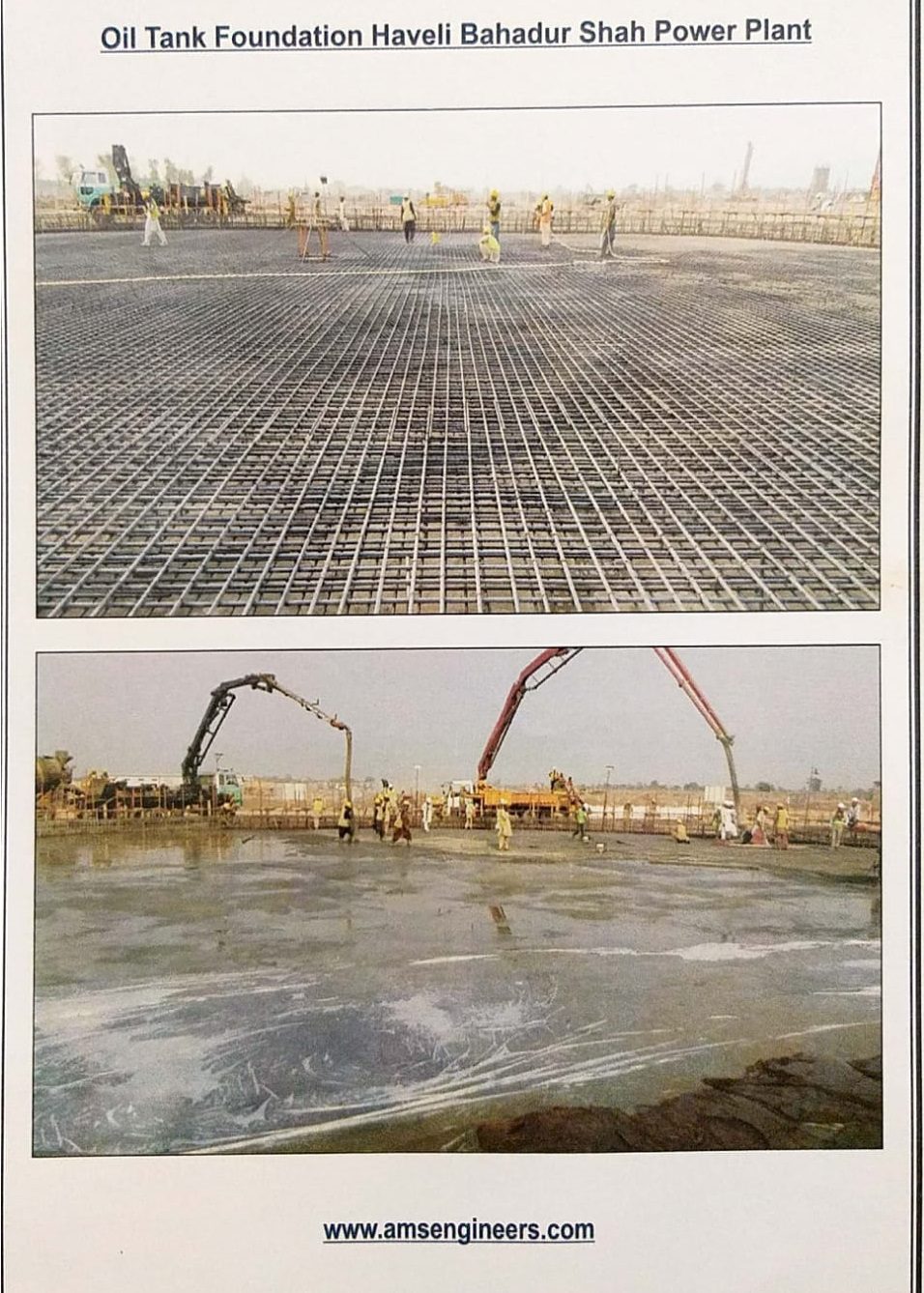 Oil Tank Foundation AMS Engineers & Contractors